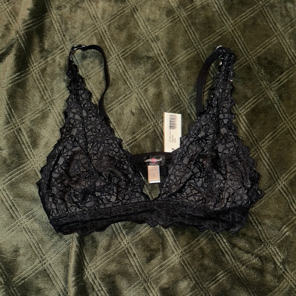 Lace Bralette in Black